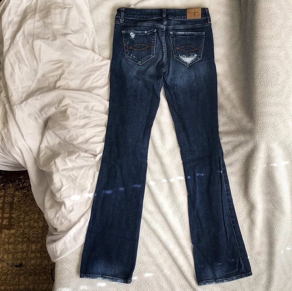 Abercrombie and Fitch Slim Destressed/Ripped Jeans - Picture 3 of 3